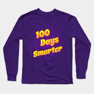 100 days smarter Long Sleeve T-Shirt